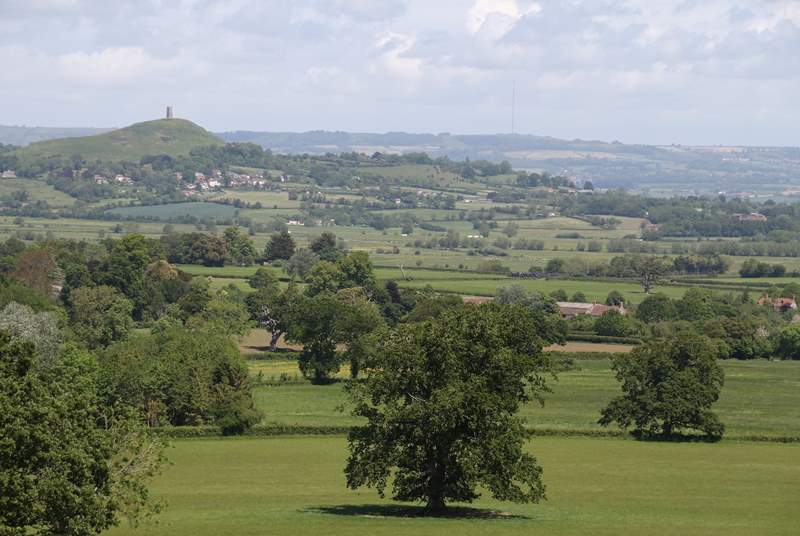 A view of Glastonbury Tor.  The south Somerset countryside is beautifully unspoilt.