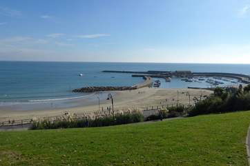 Lyme Regis - with the famous Cob Harbour - is a wonderful nearby coastal town.