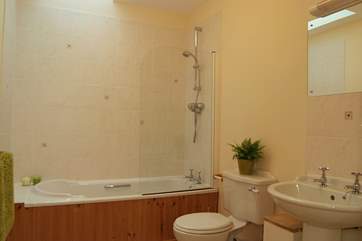 The bathroom, next to Bedroom 2.