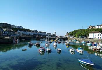 Porthleven's pretty harbour is just a few minutes' drive away, but is also accessible on foot along the South West Coast Path from Church Cove.