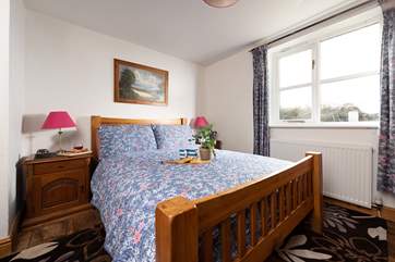 The double bedroom is on the ground floor.
