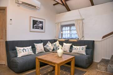 Plenty of room to snuggle up and relax at the end of the day.
