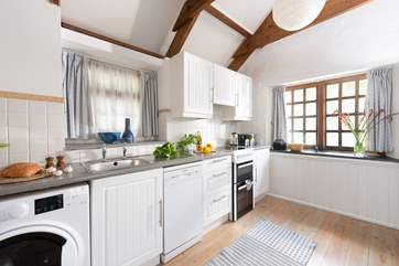 The kitchen is well equipped.
