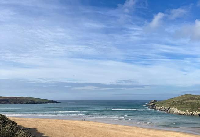 Stunning Crantock beach is only half a mile away. 