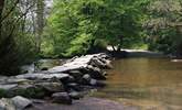 The famous Tarr Steps are an iconic Exmoor landmark. - Thumbnail Image