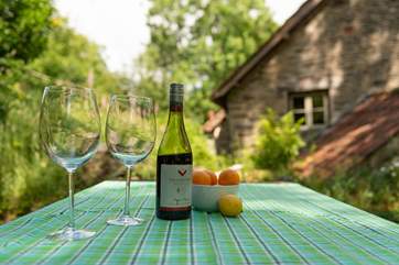 The cottage is so cosy for evenings in or out-of-season, and the garden is ideal for eating al fresco.