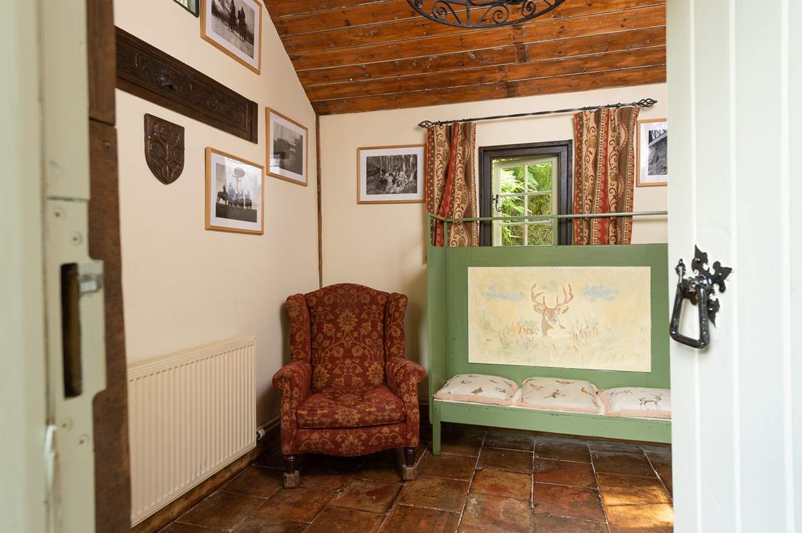 The boot-room creates a spacious entrance hall, where you can sort out boots and dogs before going in to the living-area.