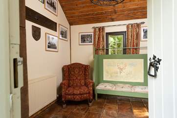 The boot-room creates a spacious entrance hall, where you can sort out boots and dogs before going in to the living-area.