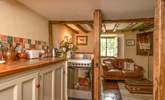 This is the bespoke fitted kitchen, perfectly in keeping with the cottage and its atmosphere. - Thumbnail Image