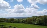 The cottage enjoys lovely views - and the woodland just below the cottage is a super place to walk your dog. - Thumbnail Image