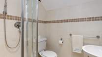 There is a well sized shower-room upstairs.
