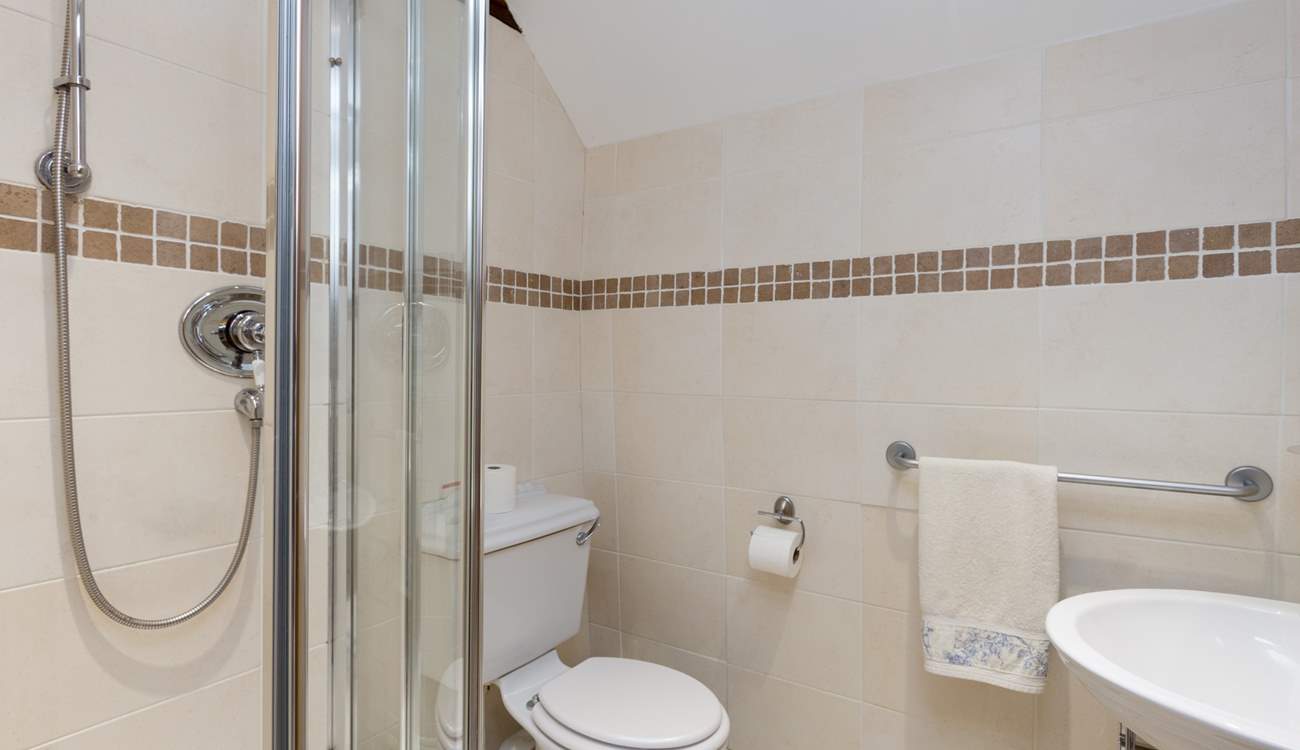 There is a well sized shower-room upstairs.