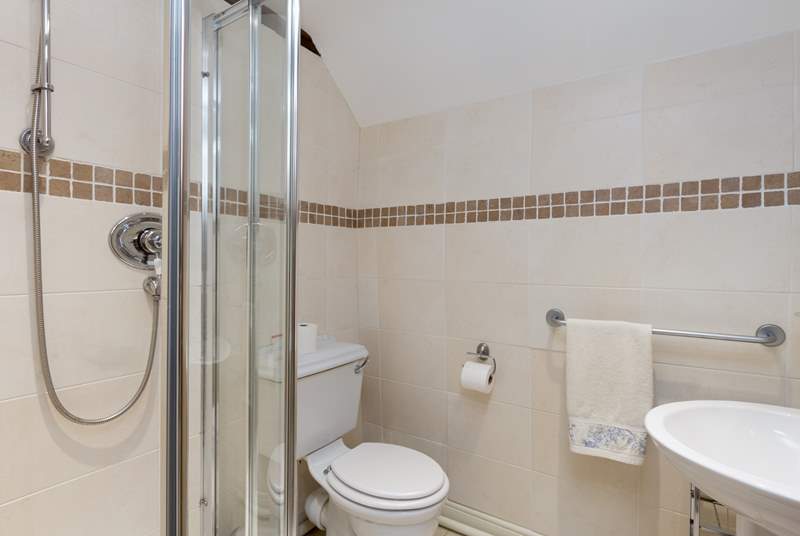 There is a well sized shower-room upstairs.