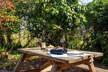 A lovely spot to sit and plan the day ahead.