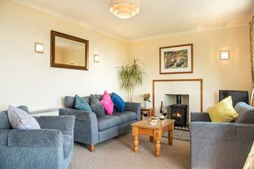 The sitting-room has plenty of room for everyone to chill out and relax.