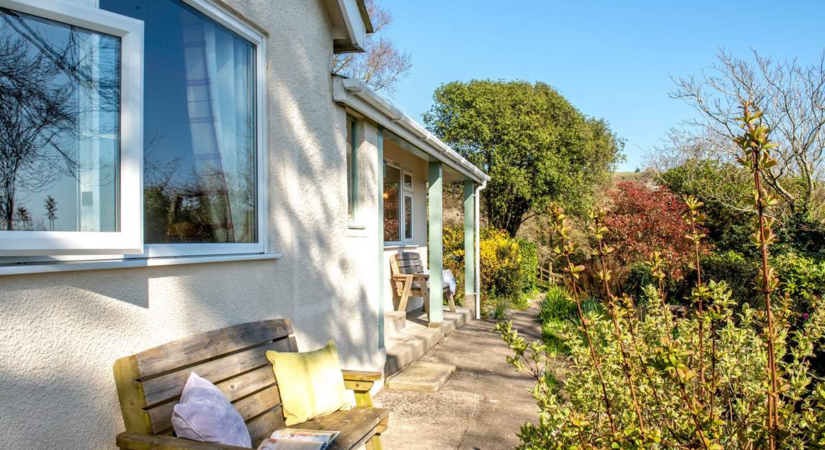 A peaceful spot to enjoy the scenery and watch the sunset on a glorious day in Cornwall.