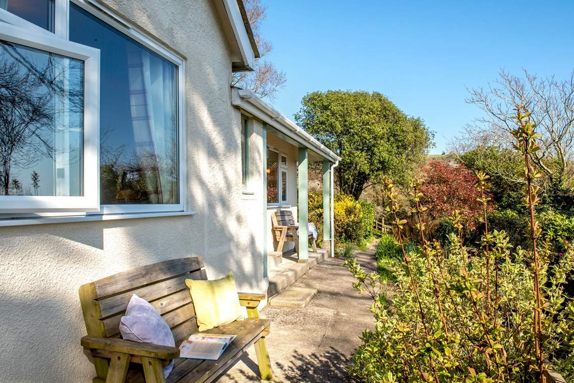 A peaceful spot to enjoy the scenery and watch the sunset on a glorious day in Cornwall.