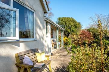A peaceful spot to enjoy the scenery and watch the sunset on a glorious day in Cornwall.