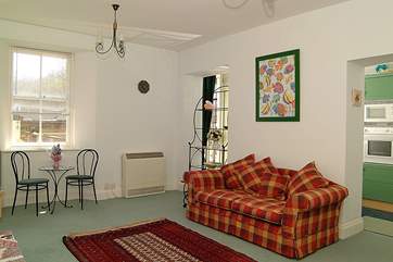 The open plan living-room.