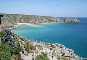 The view from the nearby Minack Theatre.