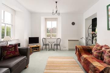 The open plan living-room.