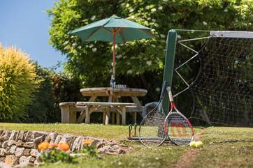 Time for a game of tennis.