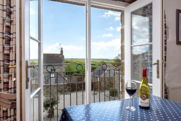 What a view from the dining-table.