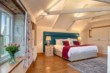 The master bedroom on the first floor really has the 'wow' factor (Bedroom 1).