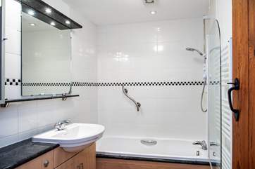 The en suite bathroom for the master bedroom.