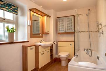 The family bathroom on the ground floor.