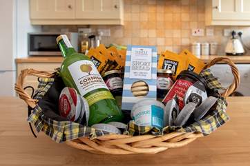 A delightful Cornish hamper awaits you.