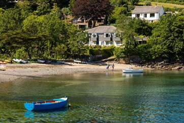 One of many beautiful coves on The Lizard Peninsula, this is Gillan Cove.