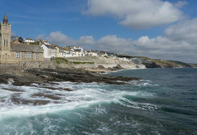 The pretty fishing village of Porthleven is a short drive away.