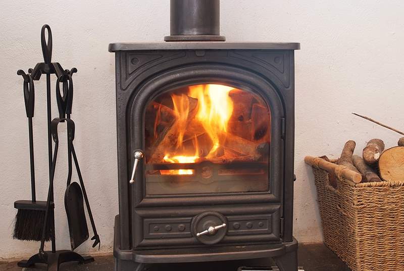 The lovely multi-burner provides fabulous background heat and makes this an ideal retreat all year round.