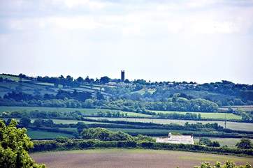 From the grounds there are great views towards St Mabyn.