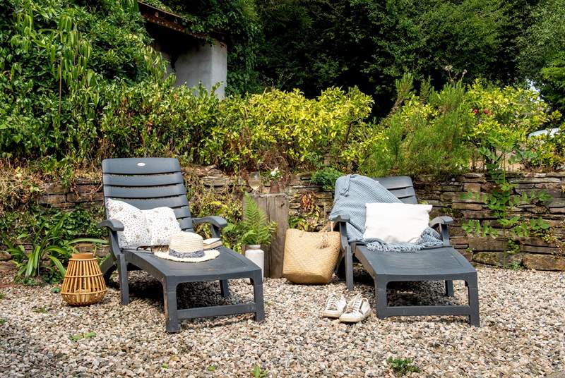Soak up the best of the Cornish sunshine on the loungers