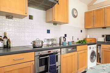 The kitchen is well equipped