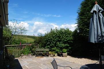 The patio-area.