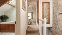 Please note, owing to the age of the cottage, the stairway leading up to the first floor is steep and narrow.