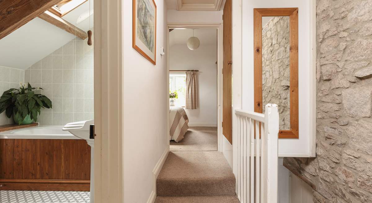 Please note, owing to the age of the cottage, the stairway leading up to the first floor is steep and narrow.