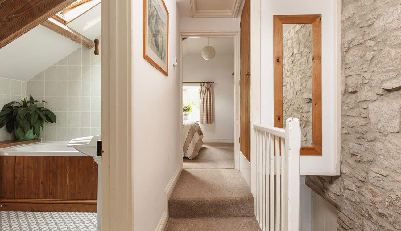 Please note, owing to the age of the cottage, the stairway leading up to the first floor is steep and narrow.