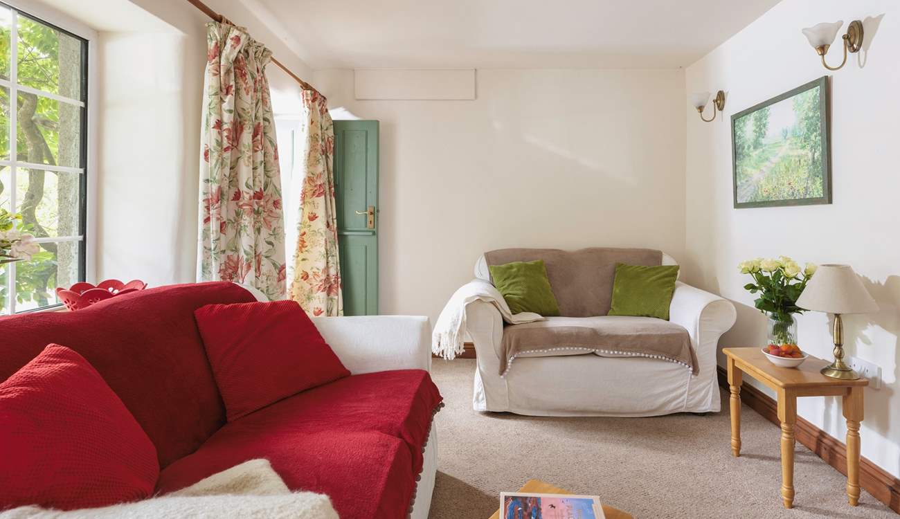 Cosy up in the comfy sitting-room after a day of exploring.