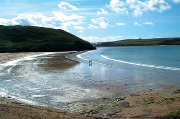 The family favourite beach at Daymer Bay.