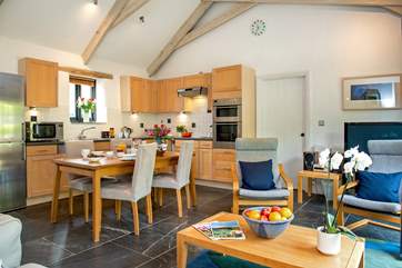 The open plan living-room will ensure you enjoy quality time together.