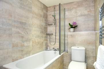 Bedroom 2 has a stylish ensuite shower room