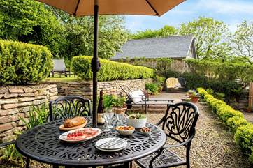 The terraced garden is an absolute delight.