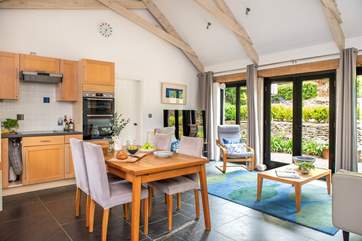 The open plan living-room will ensure you enjoy quality time together.