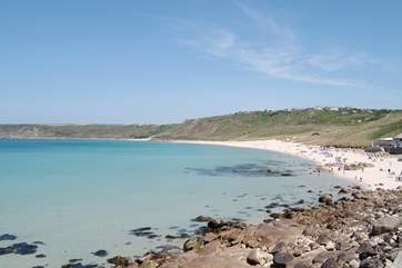 Sennen Cove, great for surf and sandcastles.