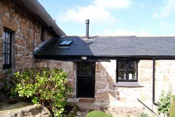 The rear entrance to Little Cottage.