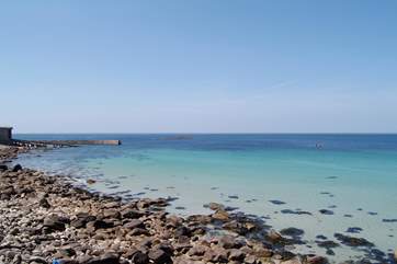 Sennen is perfect for swimming.